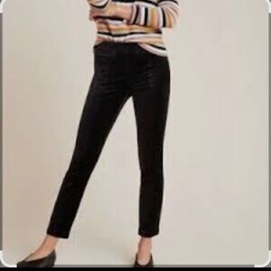 Anthropologie Black Essential Slim Pants
